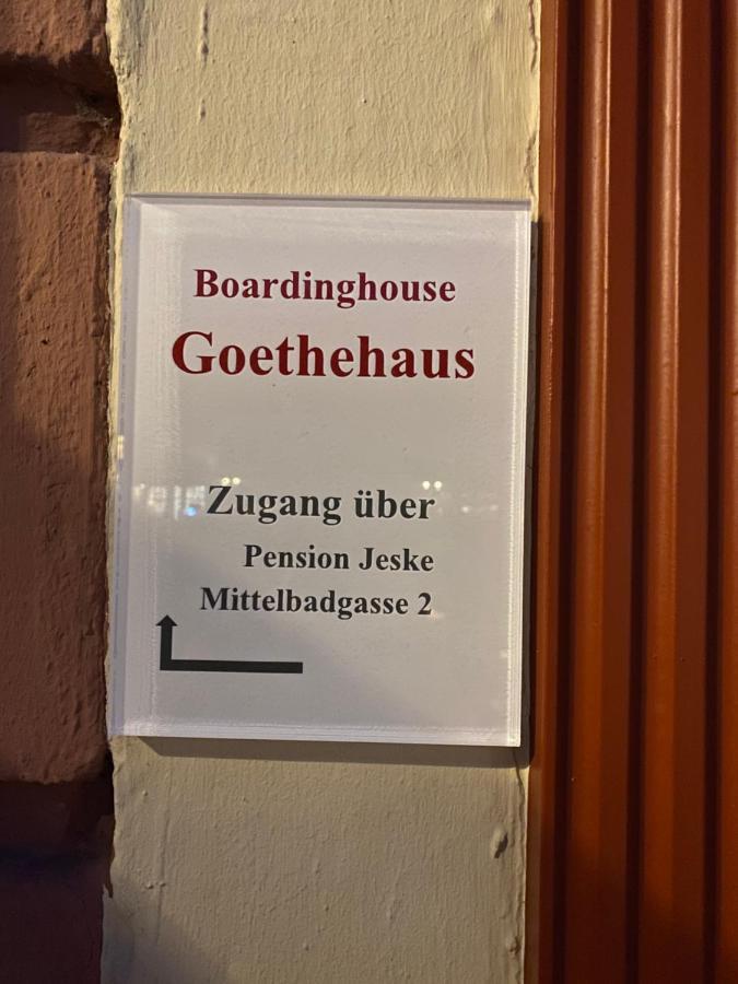 Apartamento Boardinghouse Goethehaus Heidelberg Exterior foto